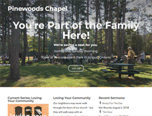 Tablet Screenshot of pinewoodschapel.com